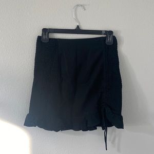 All black tight fitted skirt